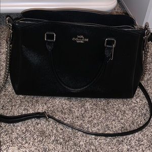 Black coach purse